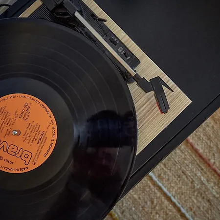 Zene Vinyl Record Player & Projector Apartment *